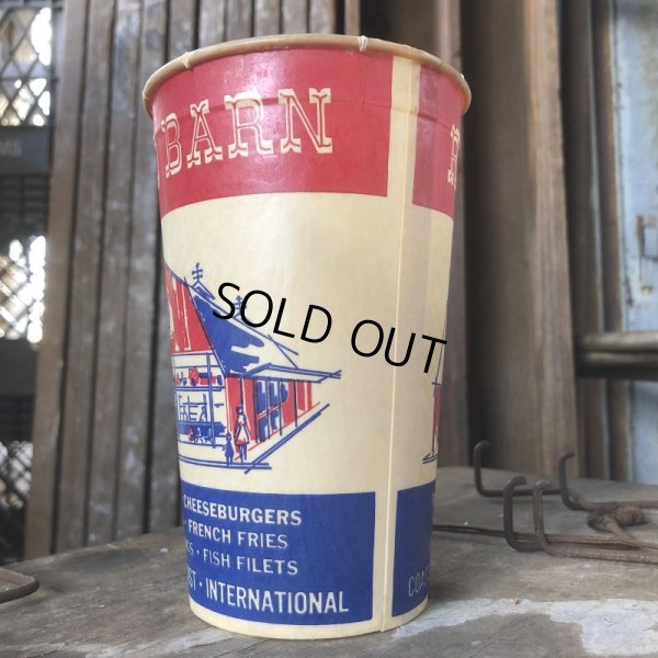 画像4: Vintage Wax Paper Cup RED BARN Burgers (B530)