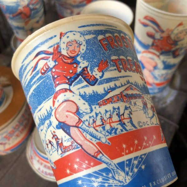 画像7: Vintage Wa Paper Cup Frosty Treat SET (B532)