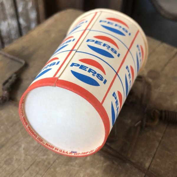 画像4: Vintage Wax Paper Cup Pepsi (B522)