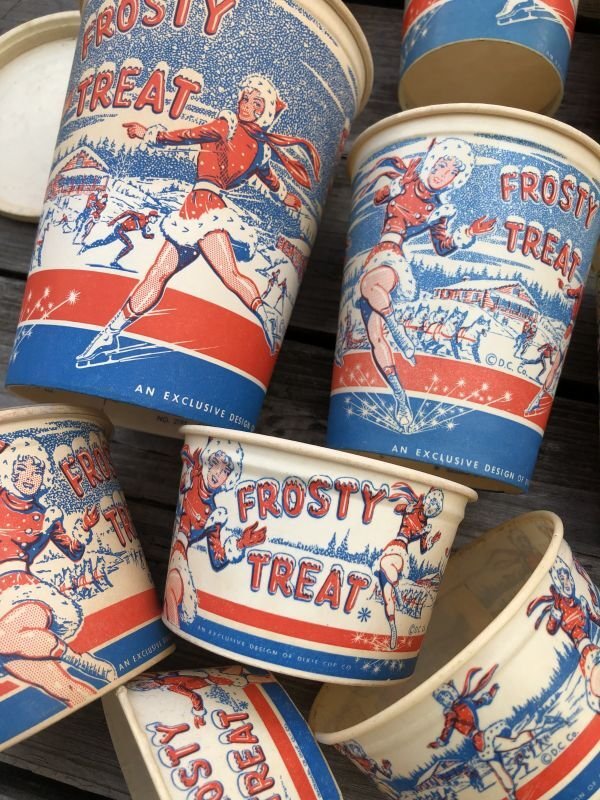 画像11: Vintage Wa Paper Cup Frosty Treat SET (B532)