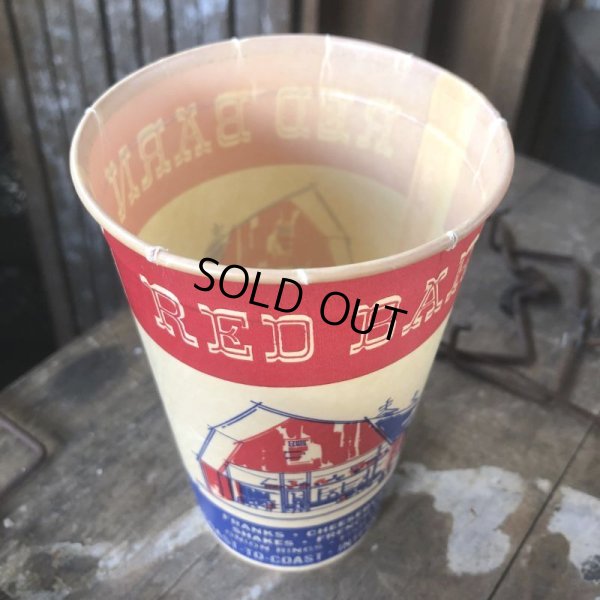 画像3: Vintage Wax Paper Cup RED BARN Burgers (B530)