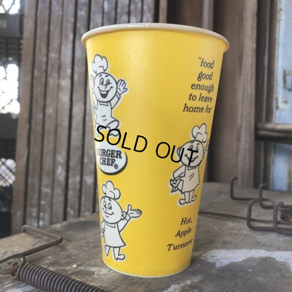 画像5: Vintage Wax Paper Cup Burger Chef (B531)