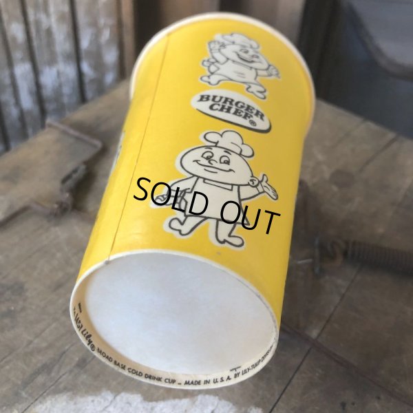 画像6: Vintage Wax Paper Cup Burger Chef (B531)