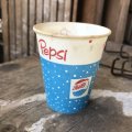 Vintage Wax Paper Cup Pepsi (B526)