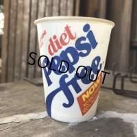 Vintage Wax Paper Cup Pepsi (B523)