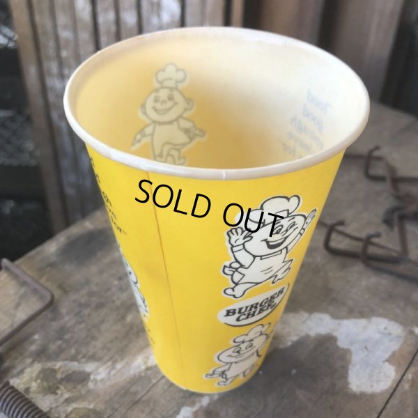 画像4: Vintage Wax Paper Cup Burger Chef (B531)