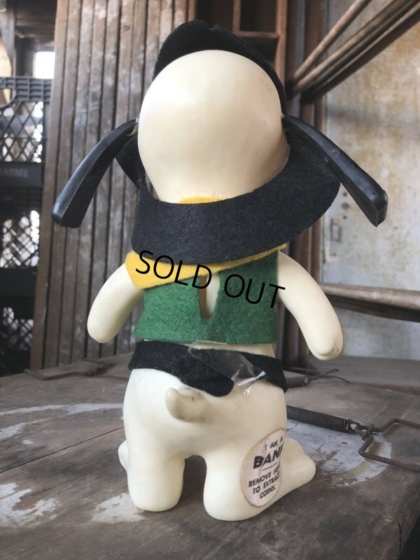 画像4: 60s Vintage Roy Des of Fla Dog Coin Bank Sheriff Green (B535)