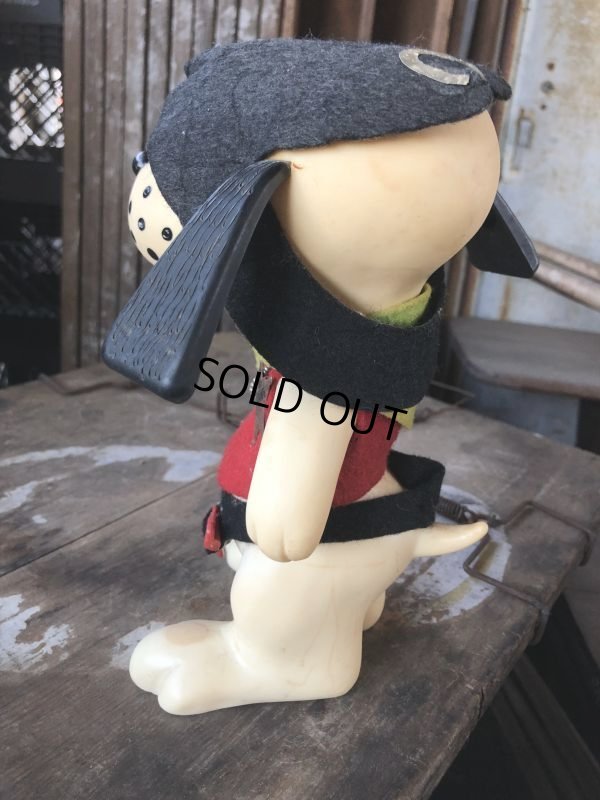 画像5: 60s Vintage Roy Des of Fla Dog Coin Bank Sheriff Red (B536)