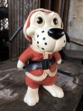 60s Vintage Roy Des of Fla Dog Coin Bank Santa Claus (B538)