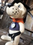 画像6: 60s Vintage Roy Des of Fla Dog Coin Bank Sheriff Navy Blue (B534)