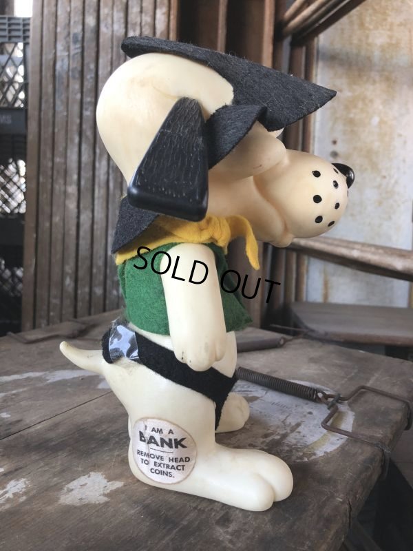 画像3: 60s Vintage Roy Des of Fla Dog Coin Bank Sheriff Green (B535)