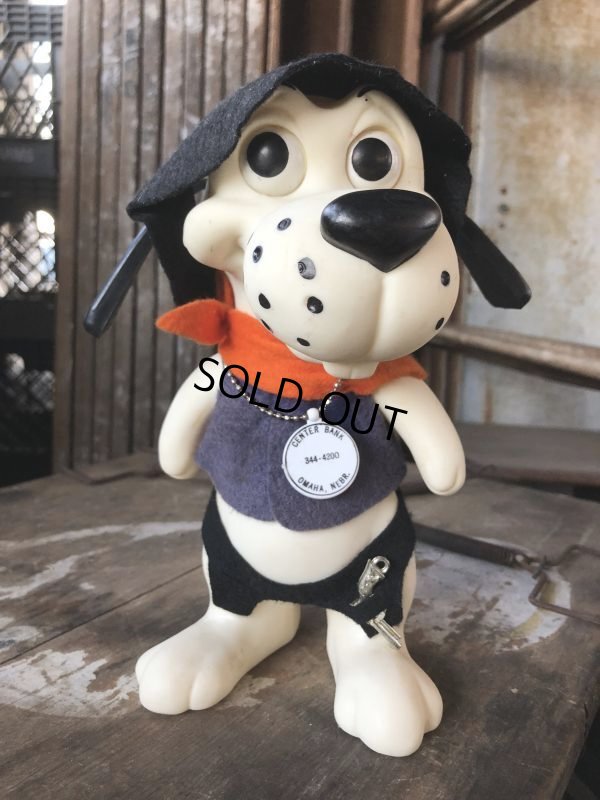 画像1: 60s Vintage Roy Des of Fla Dog Coin Bank Sheriff Navy Blue (B534)