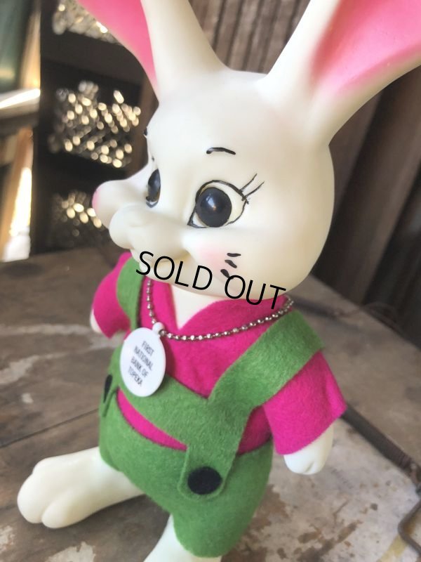 画像5: 60s Vintage Roy Des of Fla Bunny Rabbit Coin Bank GxP (B535)