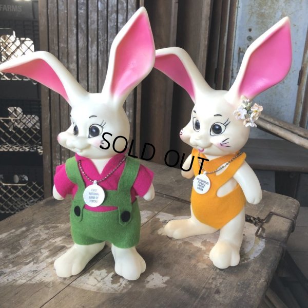 画像12: 60s Vintage Roy Des of Fla Bunny Rabbit Coin Bank GxP (B535)