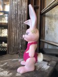 画像2: 60s Vintage Roy Des of Fla Bunny Rabbit Coin Bank Pink (B537) (2)