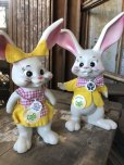 画像1: 60s Vintage Roy Des of Fla Bunny Rabbit Coin Bank Set (B534) (1)