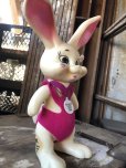 画像10: 60s Vintage Roy Des of Fla Bunny Rabbit Coin Bank Pink (B538)