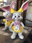 画像10: 60s Vintage Roy Des of Fla Bunny Rabbit Coin Bank Set (B534)