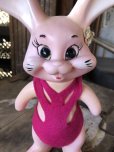 画像9: 60s Vintage Roy Des of Fla Bunny Rabbit Coin Bank Pink (B537)