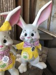 画像9: 60s Vintage Roy Des of Fla Bunny Rabbit Coin Bank Set (B534)