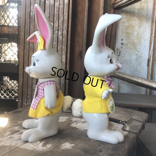 画像3: 60s Vintage Roy Des of Fla Bunny Rabbit Coin Bank Set (B534)