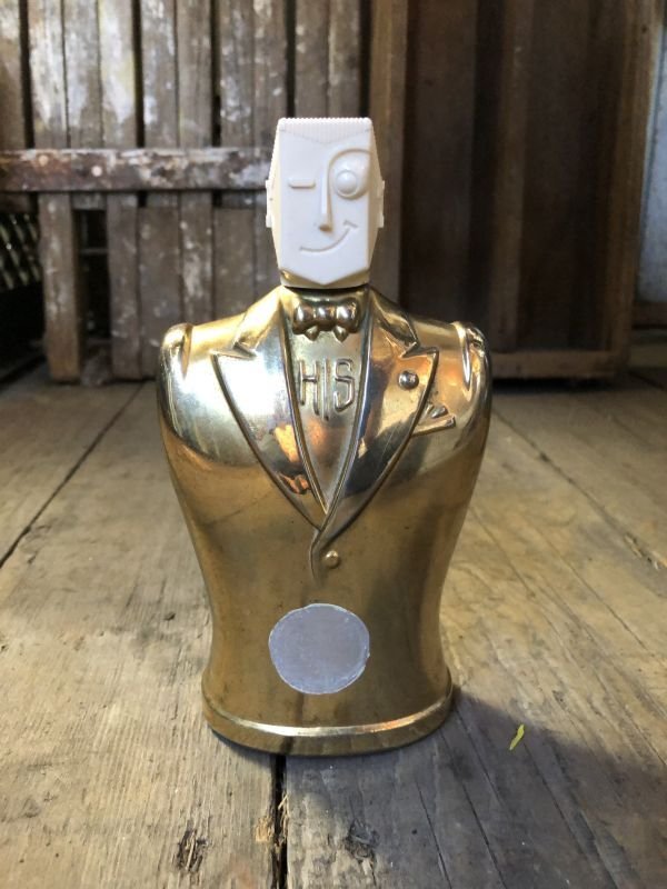 画像10: 40s The House For Men, Inc. HIS Glass Bottle After Shave Lotion Rare Gold Version (B546)