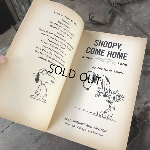画像3: Vintage Book SNOOPY , COME HOME (B549)