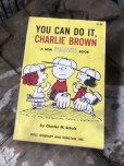 画像1: Vintage Book SNOOPY / YOU CAN DO IT, CHARLIE BROWN (B553) (1)