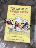 Vintage Book SNOOPY / YOU CAN DO IT, CHARLIE BROWN (B553)