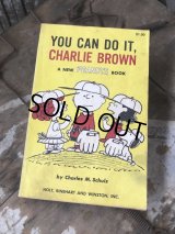 Vintage Book SNOOPY / YOU CAN DO IT, CHARLIE BROWN (B553)