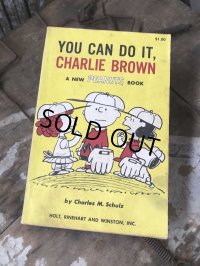 Vintage Book SNOOPY / YOU CAN DO IT, CHARLIE BROWN (B553)