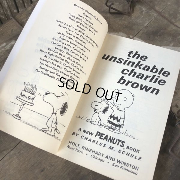 画像3: Vintage Book SNOOPY / THE INSINKABLE CHARLIE BROWN (B548)