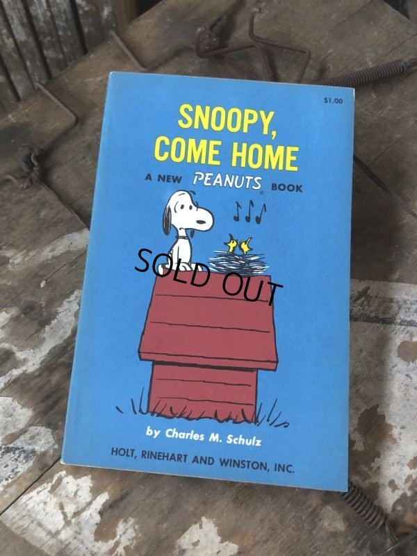 画像1: Vintage Book SNOOPY , COME HOME (B549)
