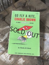 Vintage Book SNOOPY / GO FLY A KITE, CHARLIE BROWN (B551)