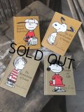 Vintage Book SNOOPY , Charlie Brown , Lucy , Linus SET (B555)
