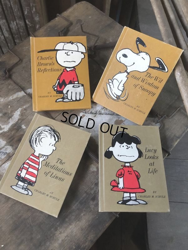 画像1: Vintage Book SNOOPY , Charlie Brown , Lucy , Linus SET (B555)