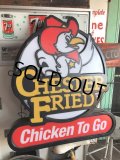 Vintage Chester's Fried Chicken Advertising Store Display Lighted Sign (B558)