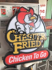 Vintage Chester's Fried Chicken Advertising Store Display Lighted Sign (B558)