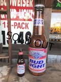 Vintage N.O.S Budweiser Bud Light Plastic Beer Bottle Coin Bank (B559)