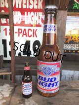 Vintage N.O.S Budweiser Bud Light Plastic Beer Bottle Coin Bank (B559)