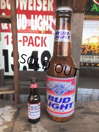 Vintage N.O.S Budweiser Bud Light Plastic Beer Bottle Coin Bank (B559)