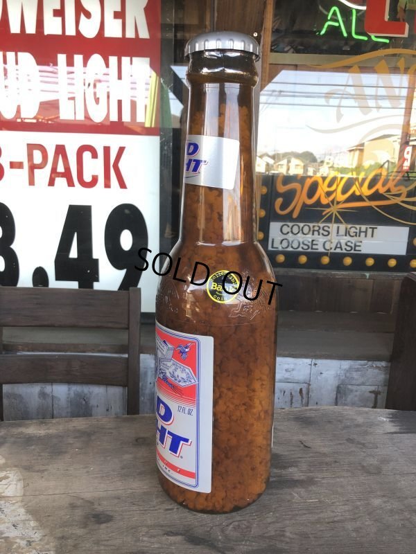画像11: Vintage N.O.S Budweiser Bud Light Plastic Beer Bottle Coin Bank (B559)