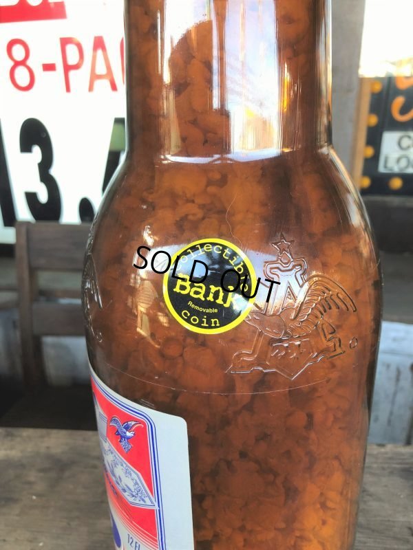 画像10: Vintage N.O.S Budweiser Bud Light Plastic Beer Bottle Coin Bank (B559)