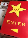 画像6: Vintage U.S.A. Original Carl's Jr Drive-thru ENTER Sign (B560)