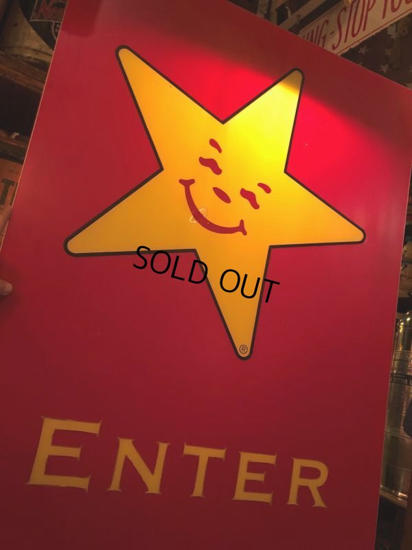 画像14: Vintage U.S.A. Original Carl's Jr Drive-thru ENTER Sign (B560)