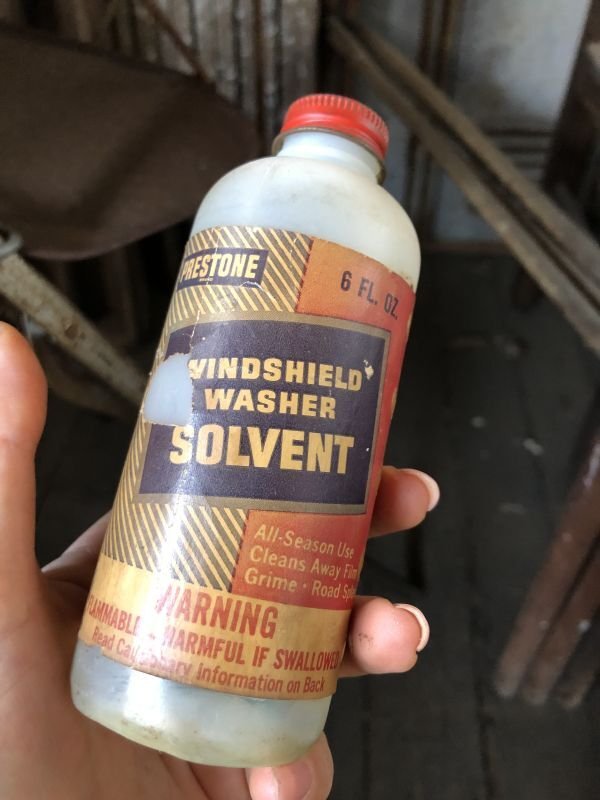 画像1: Vintage Bottle PRESTONE Windshield Washer Solvent (C536) 