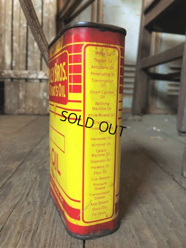 画像4: Vintage 1pt Oil Can RILEY BROS. That's Oil (C529) 