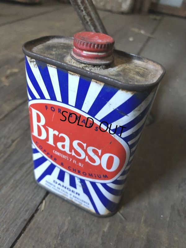 画像2: Vintage Oil Can Brasso (C519)