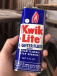 画像1: Vintage Oil Can Kwik-Lite Lighter Fluid (C510) (1)