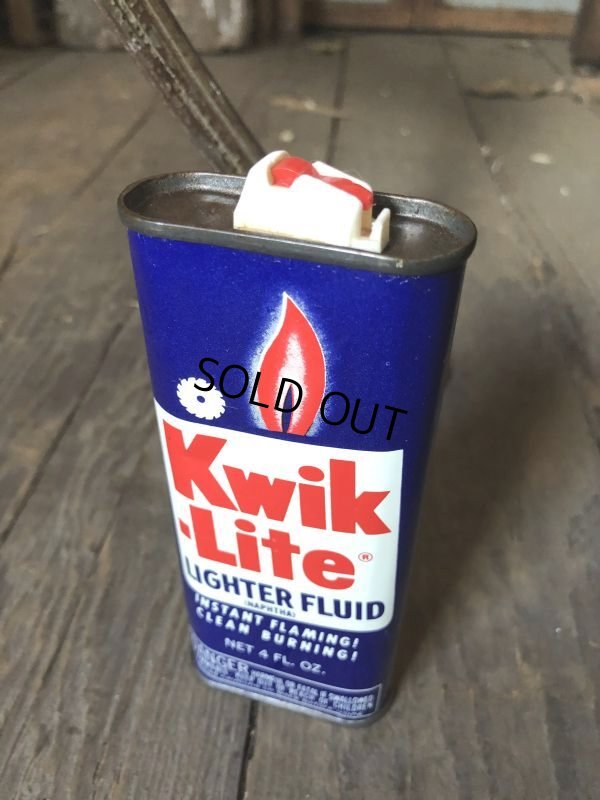 画像2: Vintage Oil Can Kwik-Lite Lighter Fluid (C510)